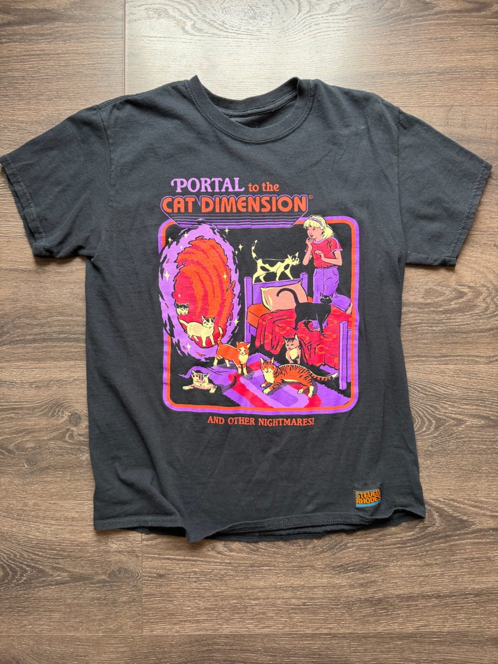 Steven Rhodes Cat Dimension T-Shirt
